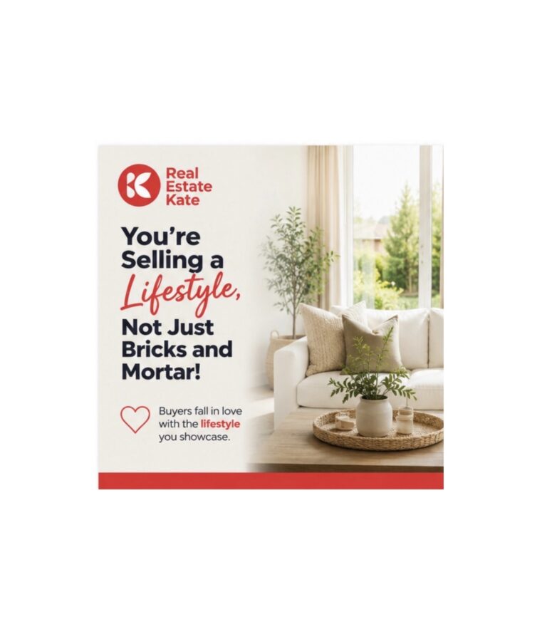 You’re selling a lifestyle, not just bricks and mortar