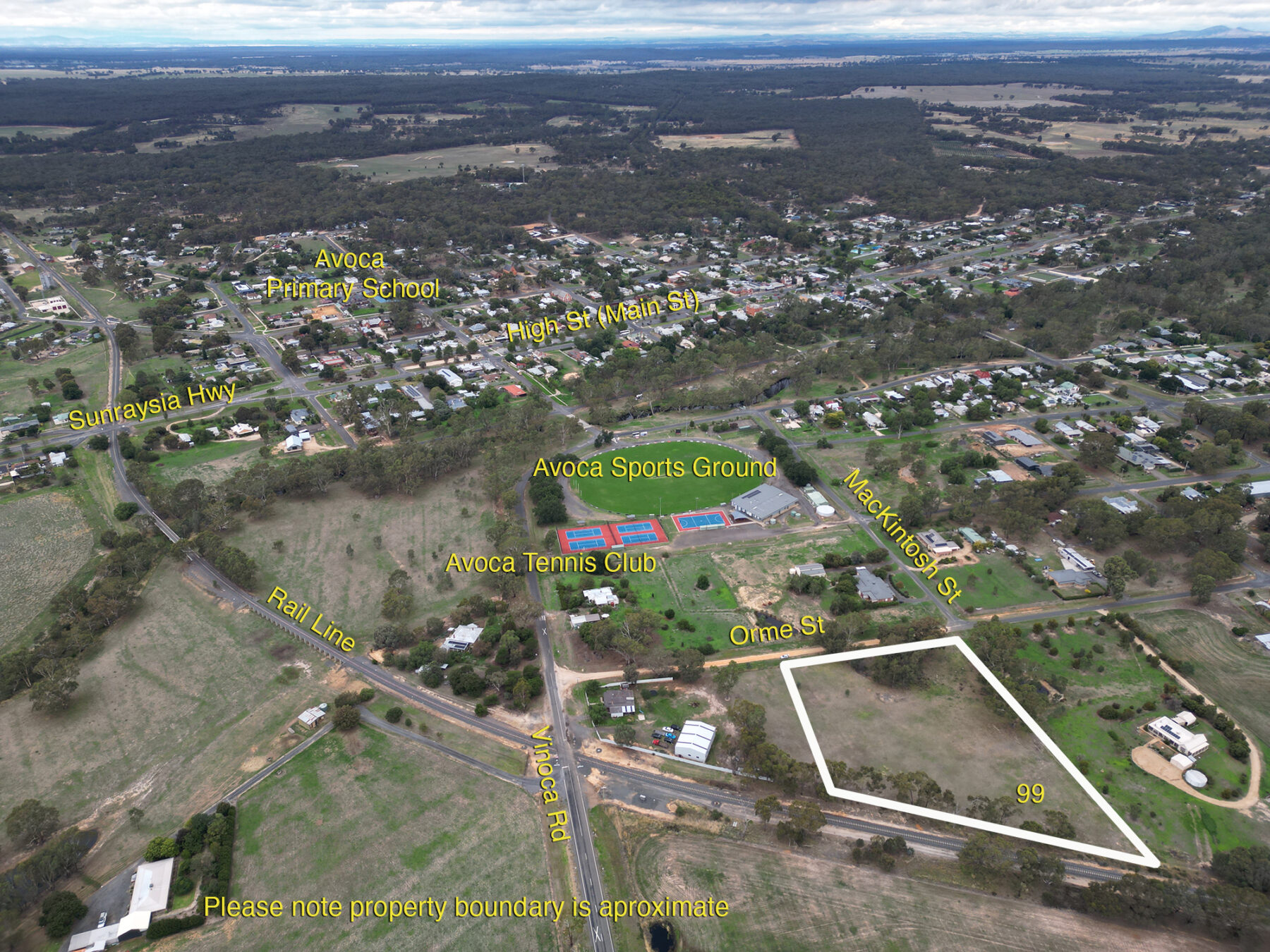 Land: 99 Orme Street, Avoca, VIC, 3467 photo-2